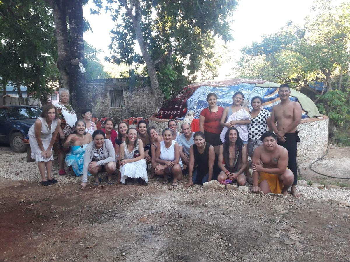 Hostal Y Temazcal Guemez Chichen-Itza Bagian luar foto